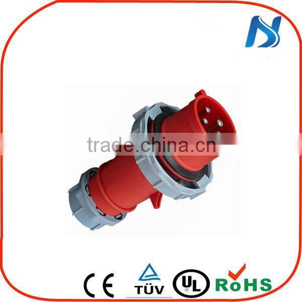 CE Approval IP67 125A 3 Pin Industrial Plug and Socket with International Standard