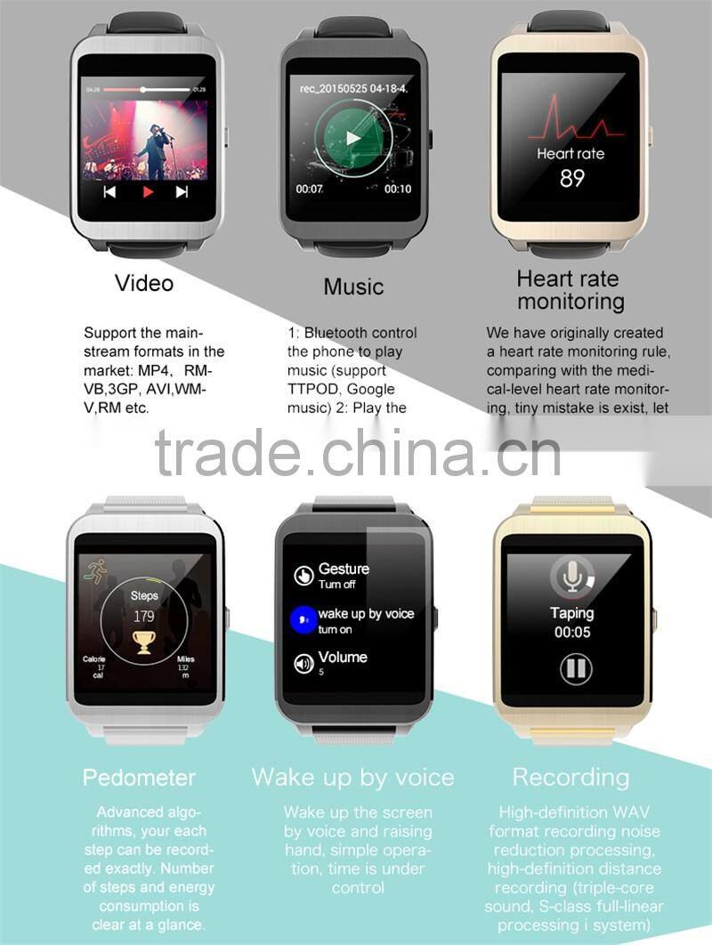 China suppliers 2016 New coming i95 smart watch business edition mobile watch phones