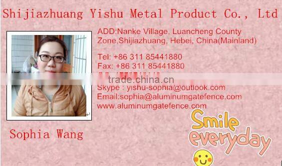 Cheap prefab decorative wrought iron fence panels for sale