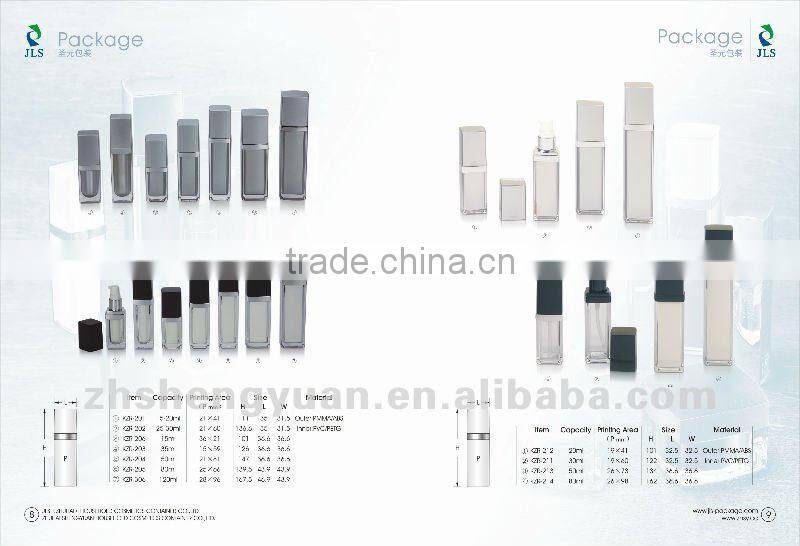 acrylic cosmetic bottle with pump lotion