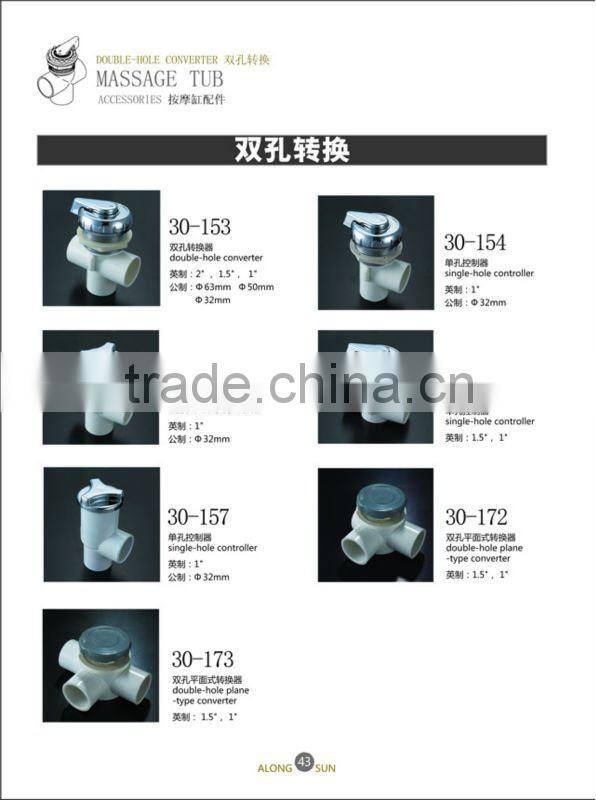 30-157 spa bathtub jet diverter