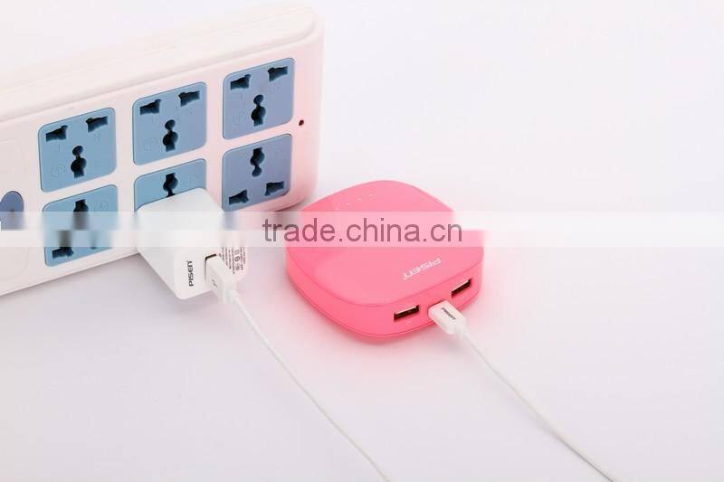 Professional mobile power with touch switch pisen moonbox powerbanks 6000mah 6000mah power bank with CE certificate