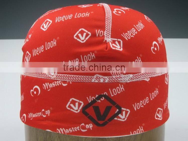 red print swimming cap