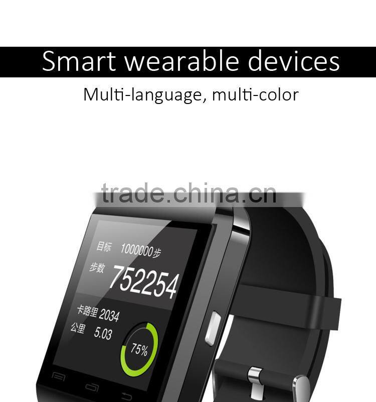 Cheapest touch screen u8 smart watch, phone calling smart bluetooth watch, bluetooth smart watch u8 for iPhone
