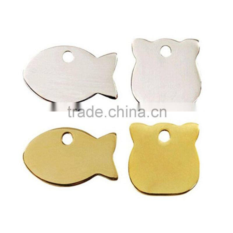 Jingli Jewlery top quality custom design stainless steel engravable round charms wholesale