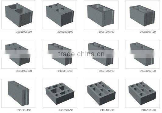 QMJ4-45 egg laying concrete block making machine