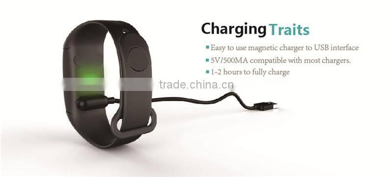 JW018 Bluetooth 4.0 Smart band bracelet & Heart Rate Monitor Activity fitness Tracker Wristband for IOS & Android device