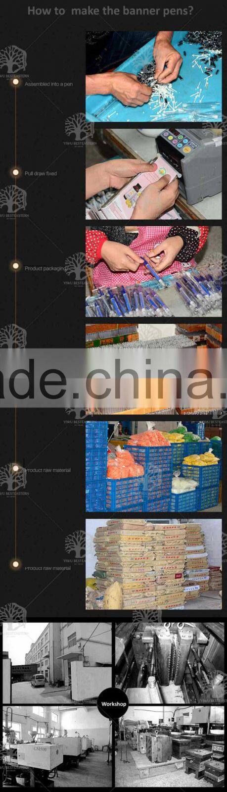 Banner Pen Black, Plastic Pen, Hand Claper Banner Pen