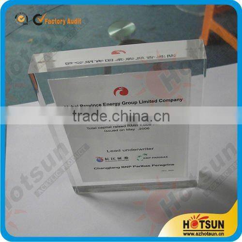 Customized Clear Acrylic Block for Wholesales