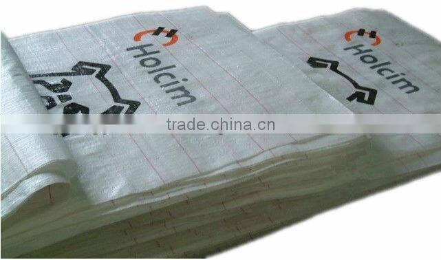 25kg/50kg packing weight pp woven bag for agricultural products/white pp woven bag made in china