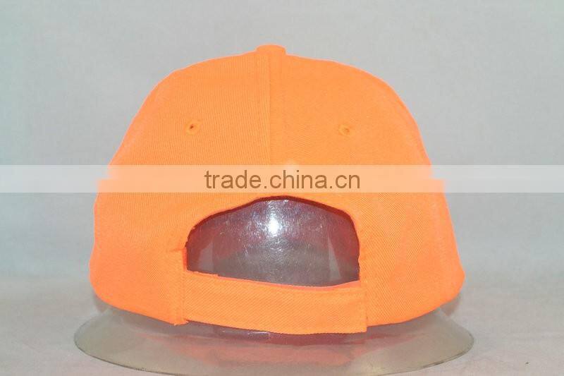 BLANK CAP / BASEBALL CAP /neonorange