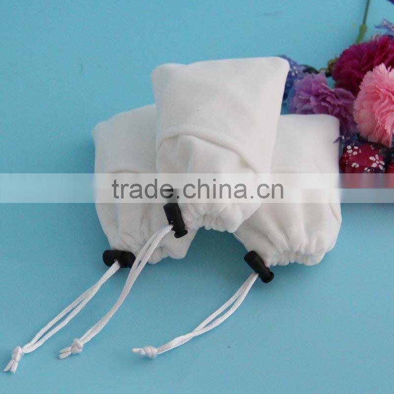 Sweet Decorative Velvet Red Small Pouches