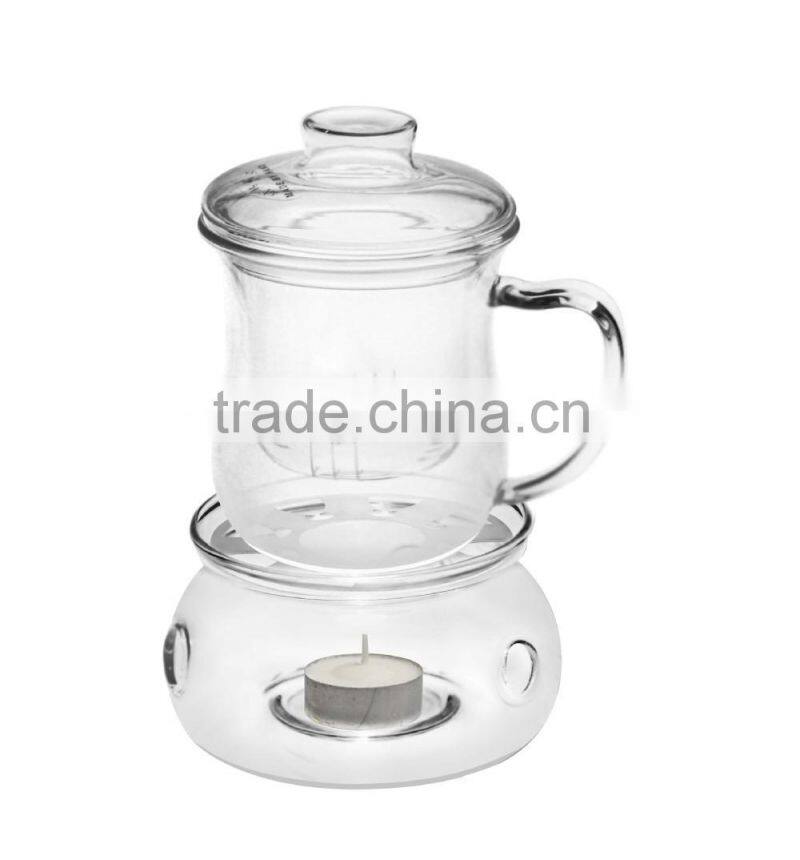 300ml borosilicate glass tea cup