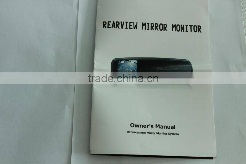 latest car dvr rearview mirror with multi-function