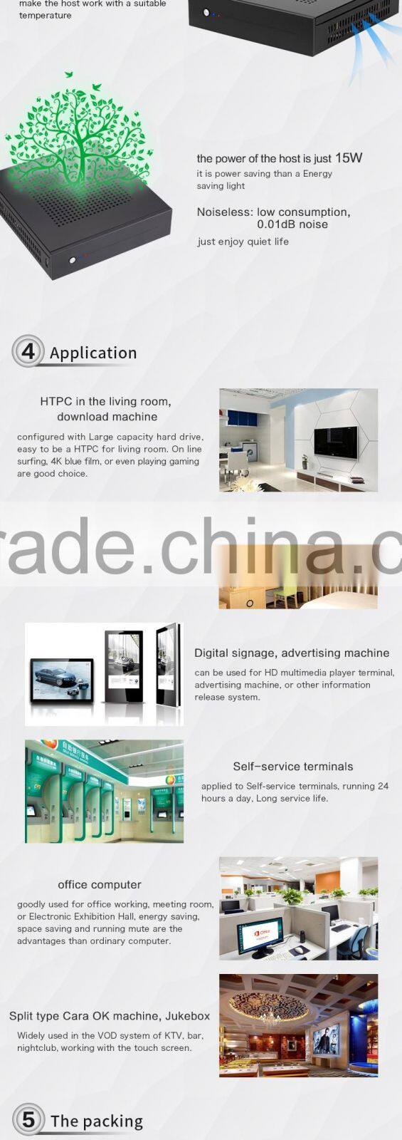 CE ROHS Certificate High Quality Standard Fast Delivery T3-i5-4200U barebone Wholesaler mini desktop pc