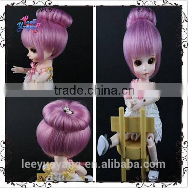 High quality synthetic buds head 1/6 bjd doll wigs
