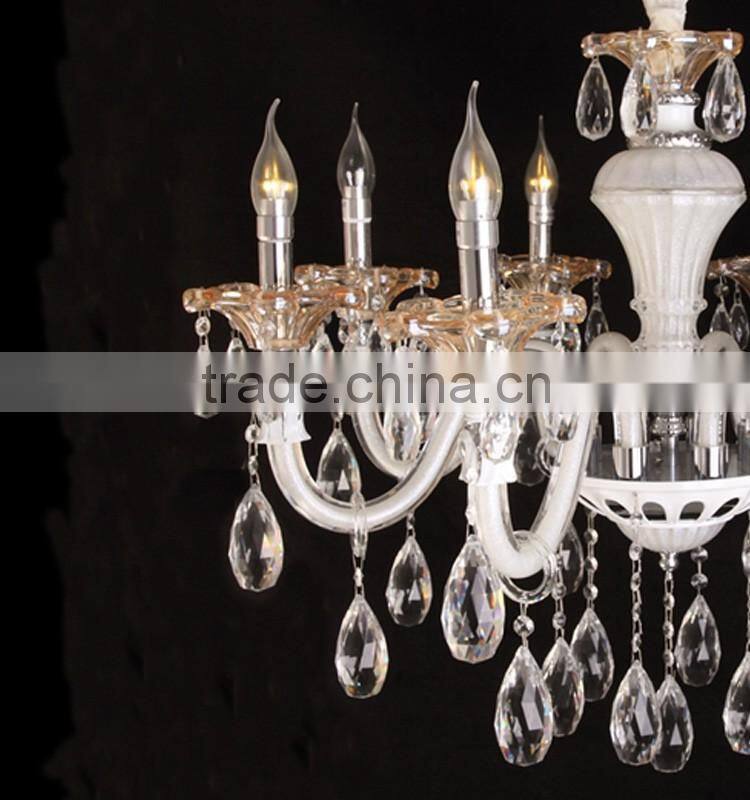 Modern Candle Light Pendant Crystal Lamp