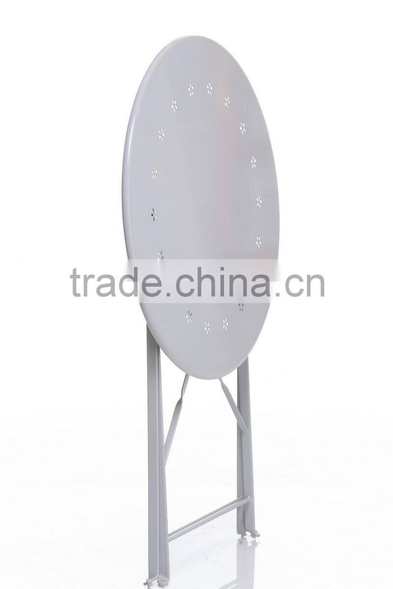 cheap steel camping round folding table