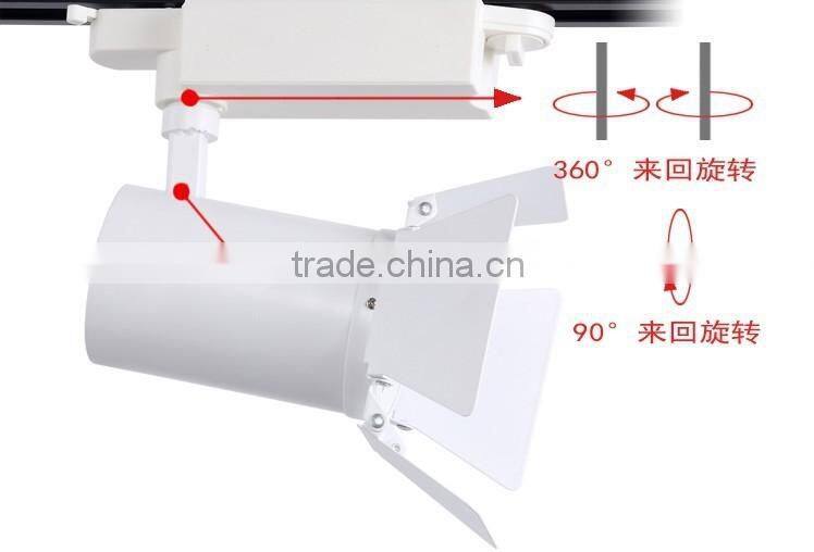 2015 new commercial led track light 4 leaf