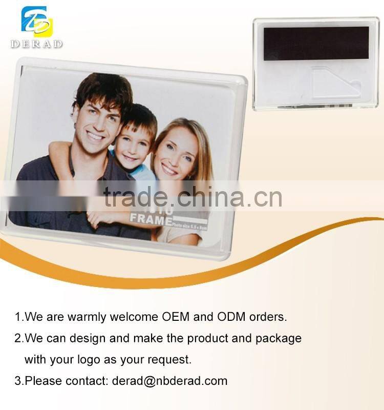 Custom Acrylic Photo Frame with Fridge Magnets