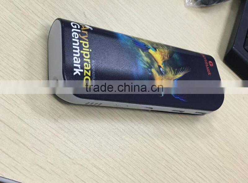 Big capacity White power bank 8000-10000mah, white phone charger 10000mah, promotional gift 10000mah power bank