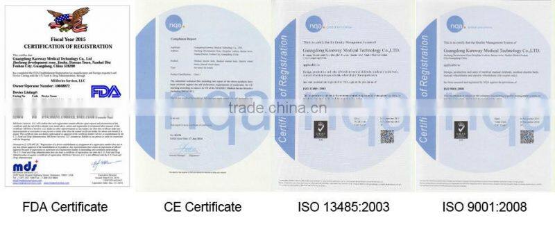KAREWAY Folded and Commercial Furniture General Use Hospital Wheelchair KJW-811L