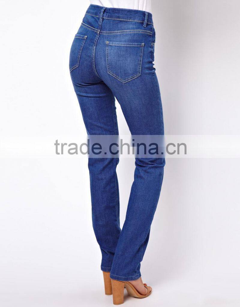 Marney Straight Leg Jeans in Vintage True Blue for womens (LOTX114)