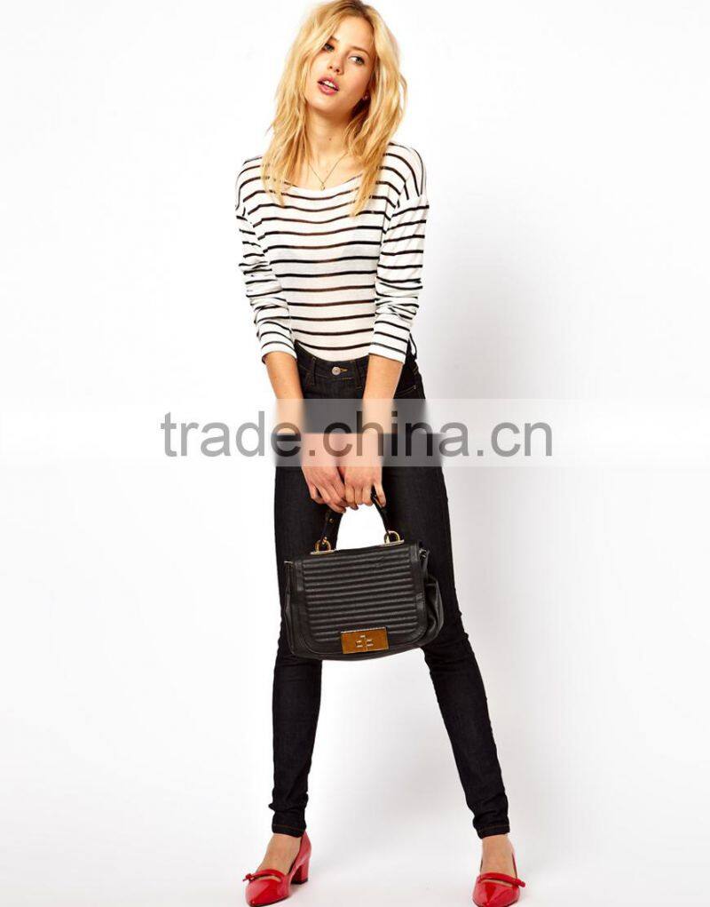 High Waisted Ultra Skinny Jeans in Clean Indigo (LOTX113)