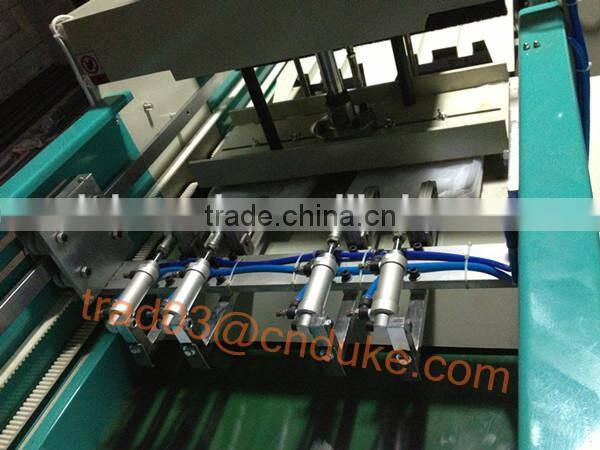 GBDE-600 Four Lines Hot Sealing Cold Cutting Automatic PE Poly Bag Making Machine