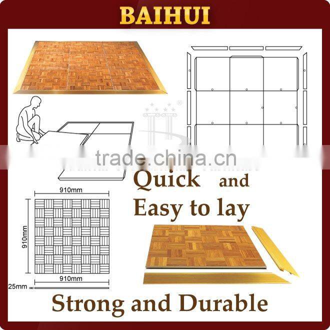 wedding party high quality wood dance floor