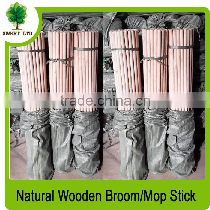 Manufactuer wholesale wooden mop sticks in high quality