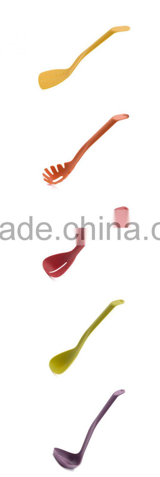 5PCS colorful mini nylon kitchen ware set plastic cookware sets NL45