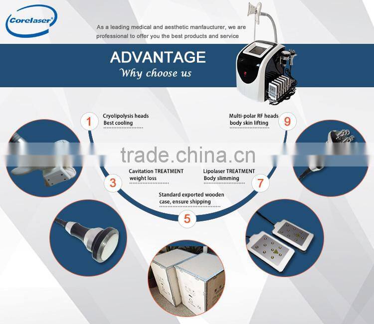 2015 Newest !! Double Heads Criotherapy Body Shape Slimming Device Price For Sale