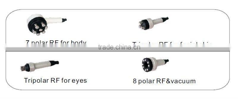 Ultrasonic Cavitation+Monopolar RF+Tripolar RF+Vacuum Liposuction 5 in 1 Beauty Machine-B005