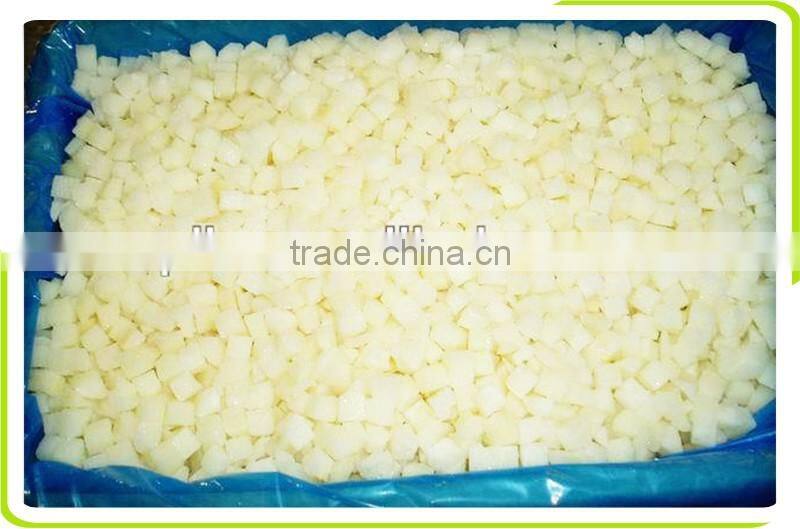 Frozen pear diced