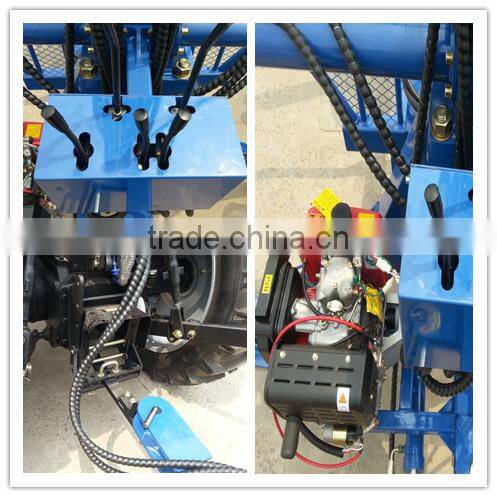 PTO/ GAS/ Diesel Engine Wood loader machine log crane with trailer in china