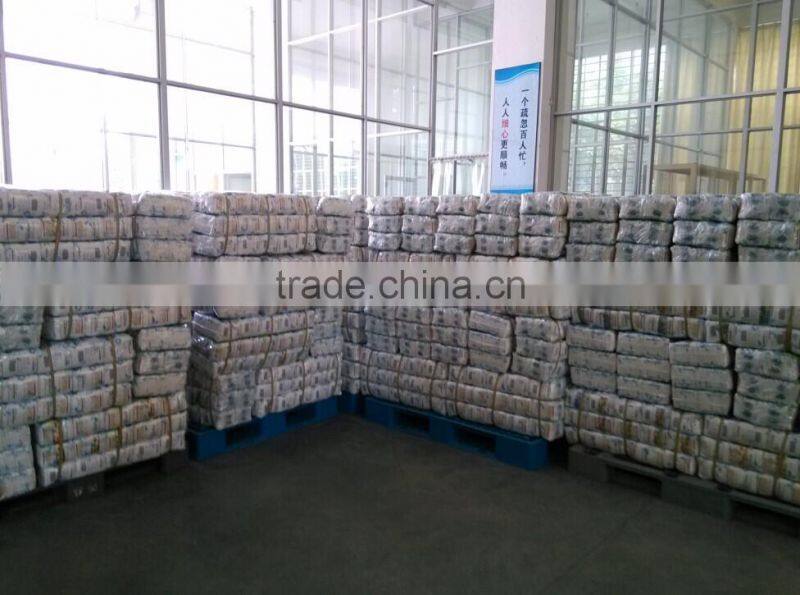 pe film or cloth-like magic tape or pp tape B grade stock baby diapers