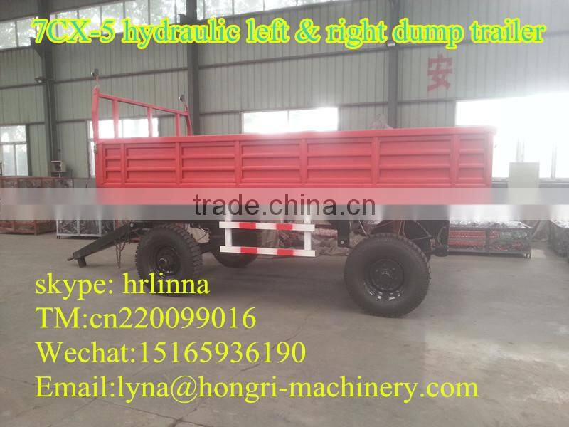 Agricultural truck double axle 7CX-5 farm tractor trailer
