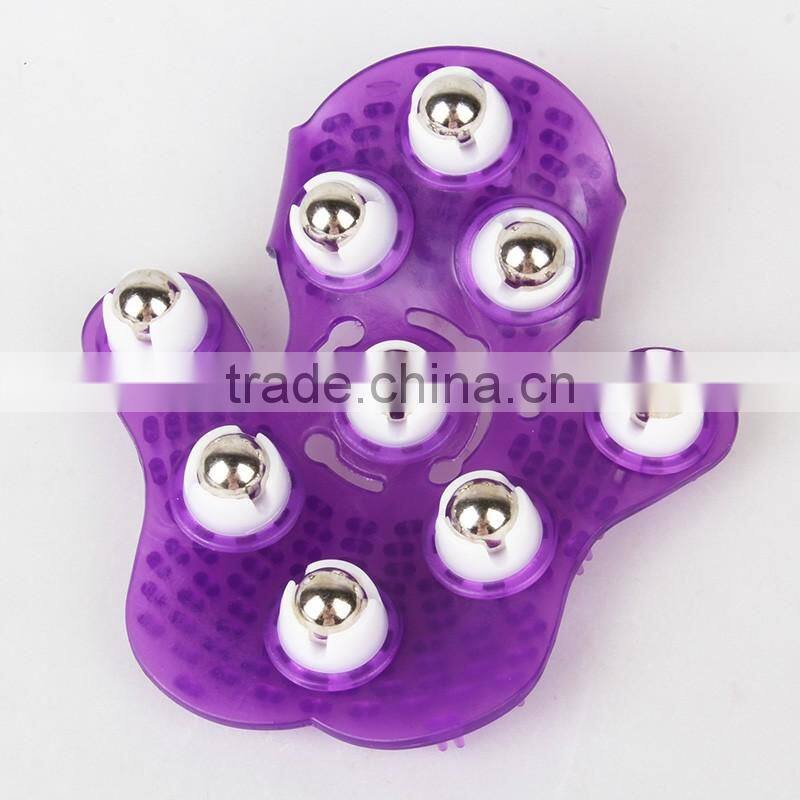 best quanlity cheaper baby care with rolling massage roller can rotated in 3D glove massager