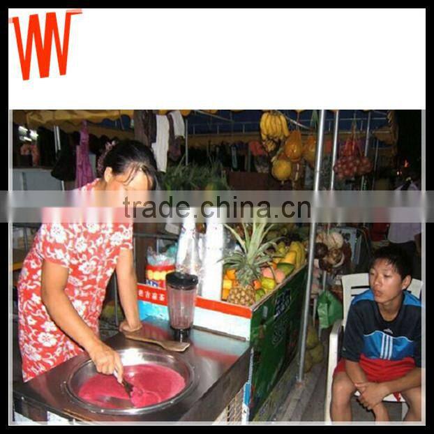 fried rolled ice cream machine flat pan fried ice