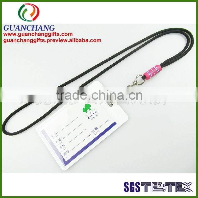id card holder lanyard .nylon rope