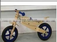 Wood balance bike for kids wooden bike wheel