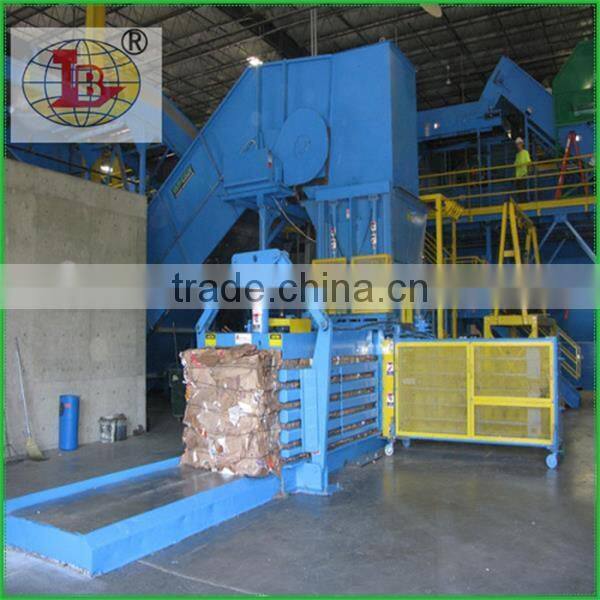 Automatic hydraulic waste paper baler machine