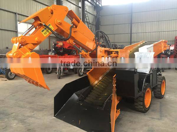 mini tunnel muck wheel loader coal mine excavator price