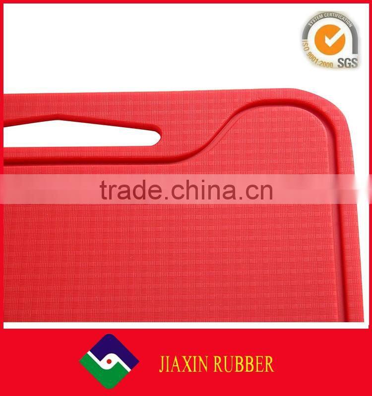 2017 Hot sale food grade silicone chopping board, Flexible cutting mat chopping block