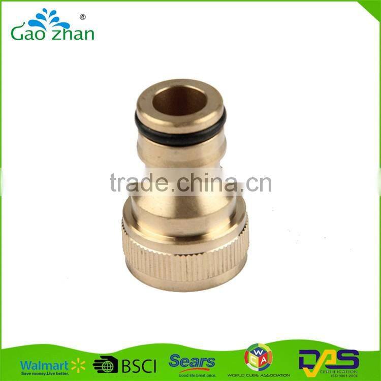 Brass garden hose swivel connector, male thread connector,nipple tap adapter