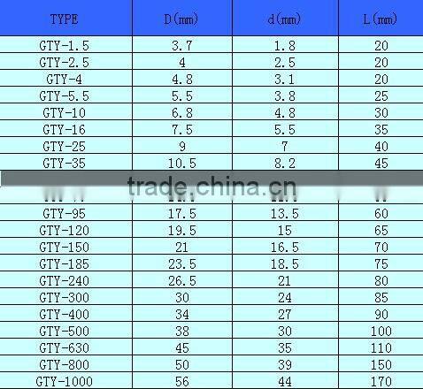 HEIGHT HOT SALE CONNECTING TUBE GT-2 FACTORY PRICE