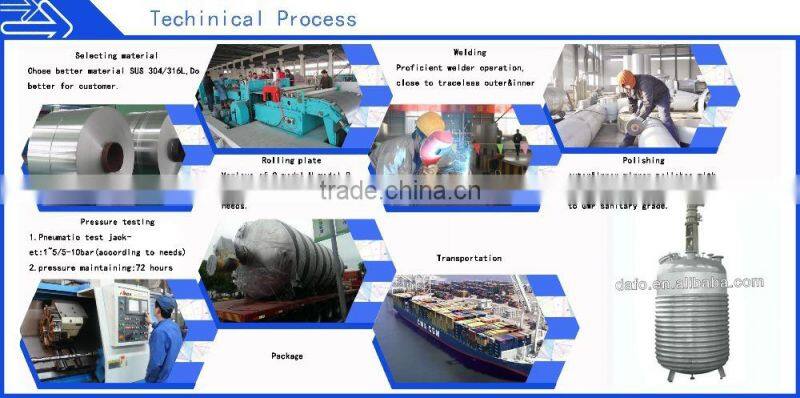 50L Full Jacket electric heating Stainless steel liquid Mixing tank price(CE certificate)