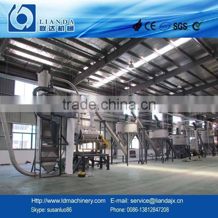 plastic waste recycling machine