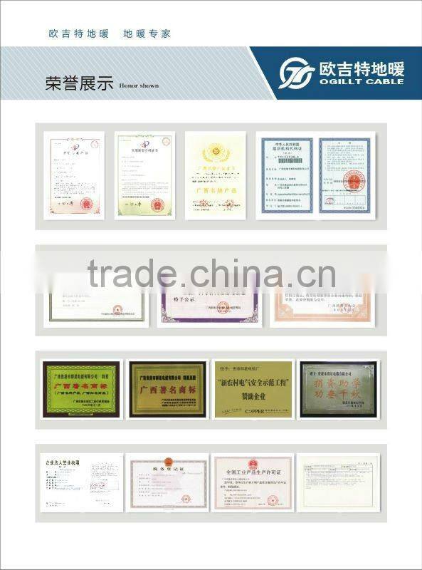 Pvc plant heating tape electric antifreezing cables for soil heating